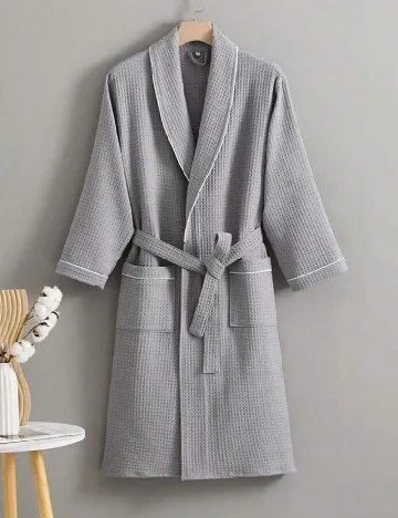 Halat de baie SHEIN, gri Gri