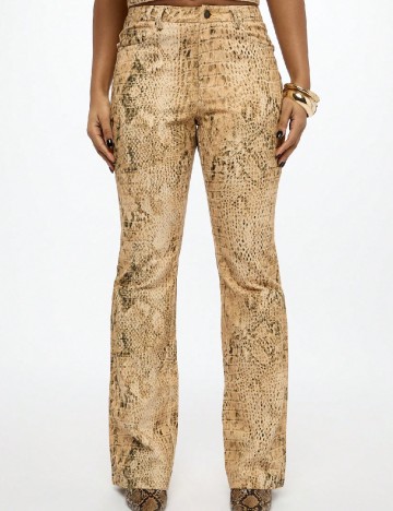 Pantaloni SUMWON, maro deschis