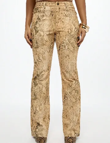 Pantaloni SUMWON, maro deschis Maro