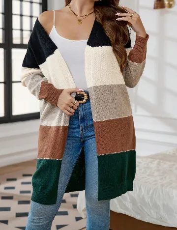 Cardigan SHEIN CURVE, mix culori Mix culori