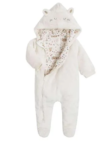 Salopeta Cool Club, alb Alb