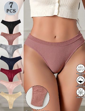 Set chiloti 7 bucati SHEIN, mix culori