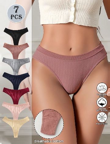 Set chiloti 7 bucati SHEIN, mix culori