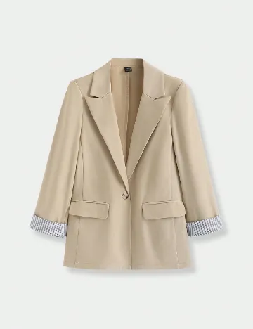 Sacou SHEIN, bej Crem