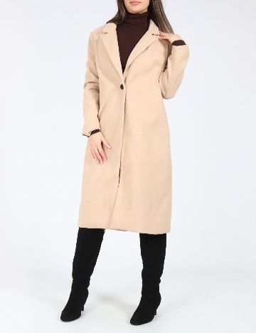 Palton SHEIN, crem