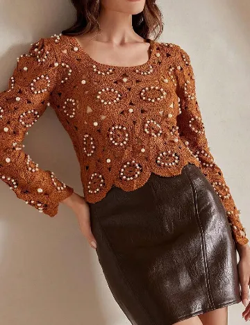 Bluza Anewsta, maro Maro