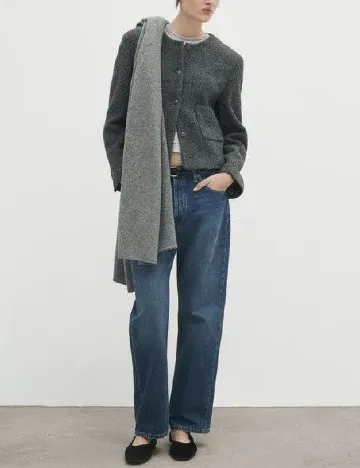 Jacheta Massimo Dutti, gri Gri