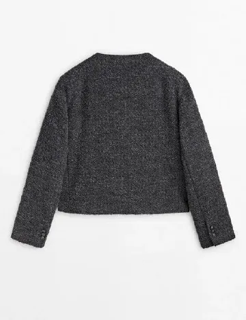 Jacheta Massimo Dutti, gri Gri