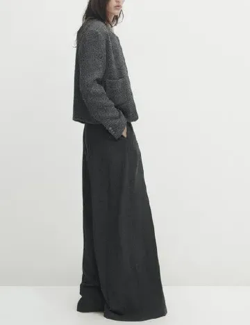 Jacheta Massimo Dutti, gri Gri