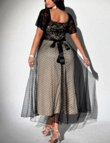 Rochie medie SHEIN CURVE, negru