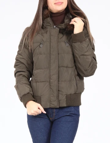 Geaca Zara, verde Verde