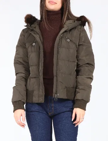 Geaca Zara, verde Verde