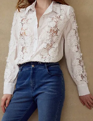 Camasa MOTF, alb Alb