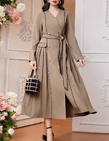 Rochie medie SHEIN, maro Maro