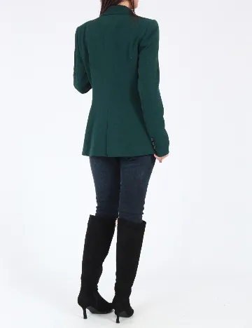 Sacou Zara, verde inchis Verde