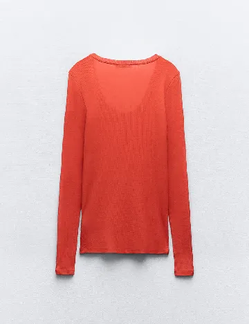 Bluza Zara, portocaliu Portocaliu