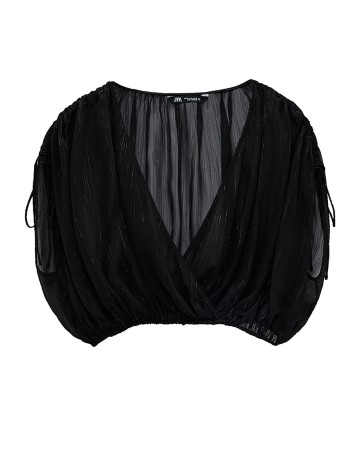 Top Zara, negru, M