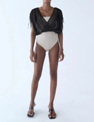 Top Zara, negru