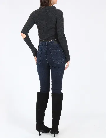 Bluza Bershka, gri inchis Gri