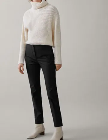 Pantaloni Massimo Dutti, negru Negru