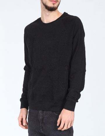 Bluza Pull&Bear, negru