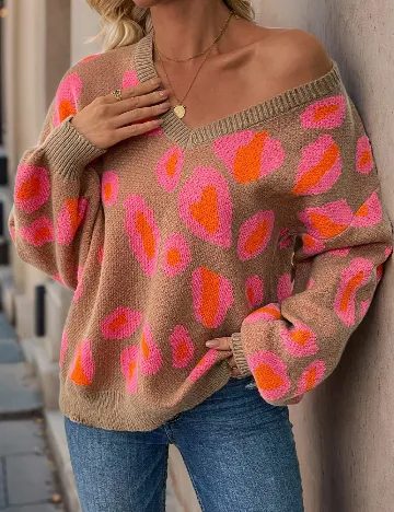 Pulover SHEIN, maro Maro