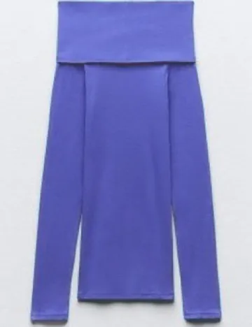 Bluza Zara, albastru Albastru