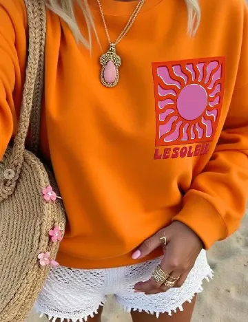 Bluza SHEIN, portocaliu Portocaliu