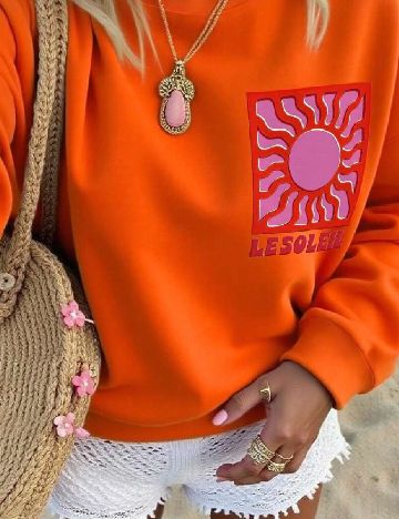 Bluza SHEIN, portocaliu