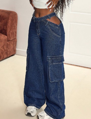 Blugi SHEIN, bleumarin