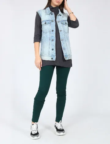 Vesta Pull&Bear, albastru deschis Albastru