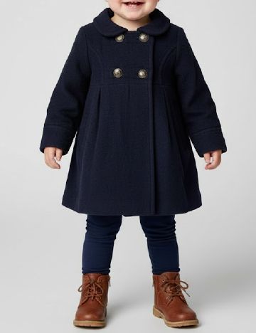 Palton Zara, bleumarin