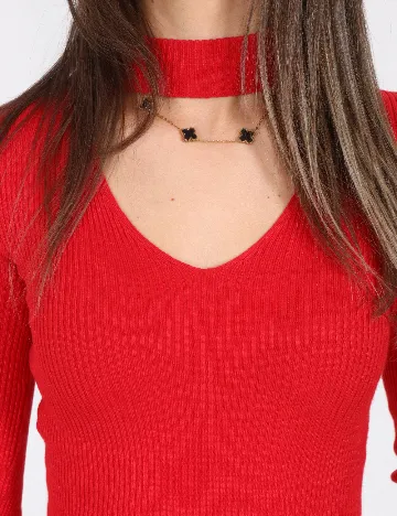 Bluza Bershka, rosu Rosu