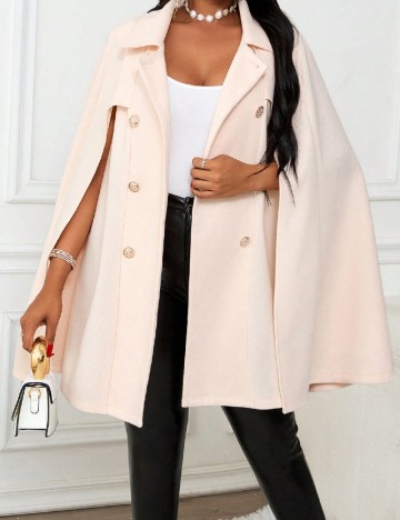 Poncho SHEIN CURVE, corai