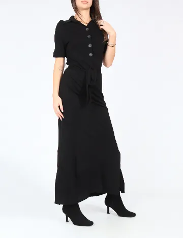 Rochie lunga Massimo Dutti, negru Negru