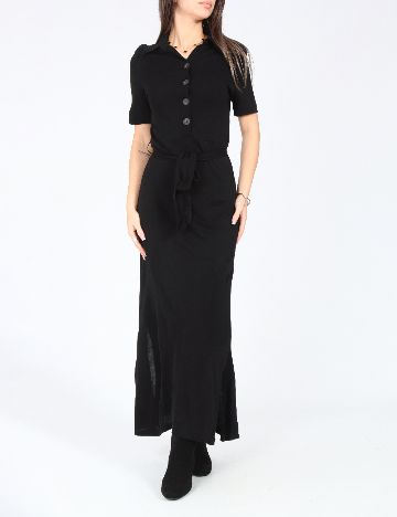 Rochie lunga Massimo Dutti, negru