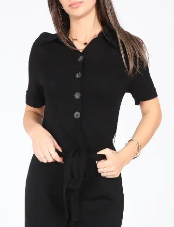 Rochie lunga Massimo Dutti, negru Negru