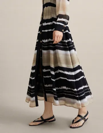 Rochie lunga Massimo Dutti, mix culori Mix culori