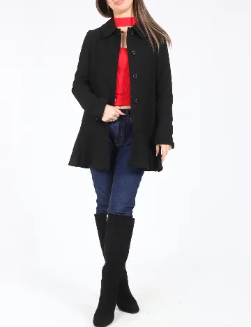 Palton Zara, negru Negru