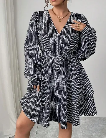 Rochie scurta SHEIN CURVE, negru Negru