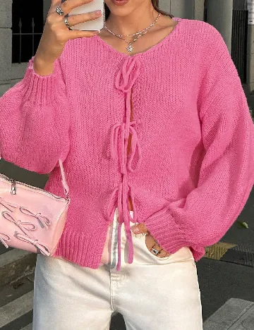 Cardigan SHEIN, roz Roz