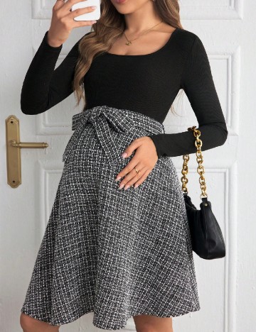 Rochie scurta SHEIN Maternity, negru