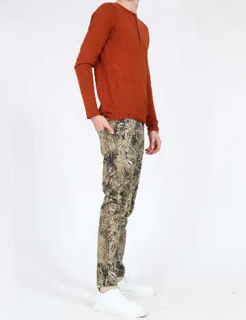 Pantaloni Zara, kaki Verde