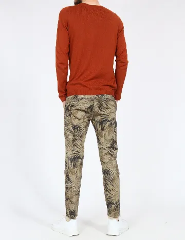 Pantaloni Zara, kaki Verde