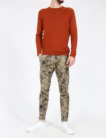 Pantaloni Zara, kaki Verde