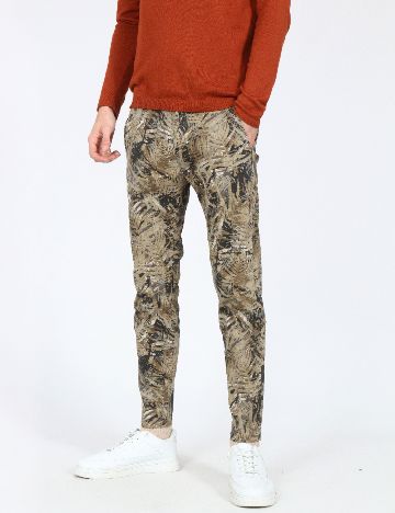 Pantaloni Zara, kaki