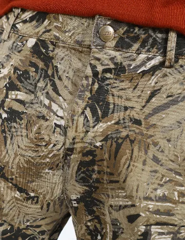 Pantaloni Zara, kaki Verde