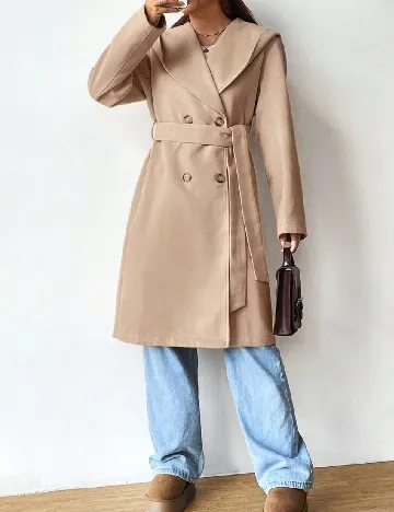 Palton SHEIN, crem Crem