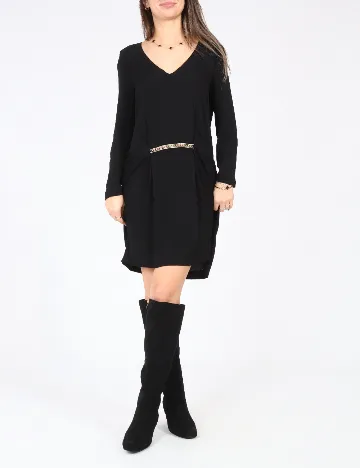 Rochie scurta Zara, negru Negru