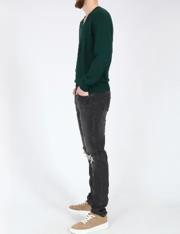 Bluza Zara, verde inchis Verde